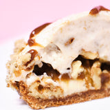 Tarta de Plátano con dulce de leche y nuez