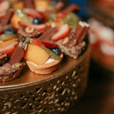 Servicio completo de mesa de postres