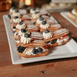 Servicio completo de mesa de postres