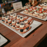 Servicio completo de mesa de postres
