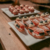 Servicio completo de mesa de postres