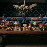 Servicio completo de mesa de postres