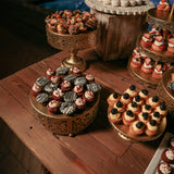 Servicio completo de mesa de postres
