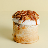 Rol de canela con manzana