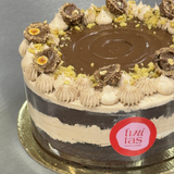Pastel de chocolate con nutella