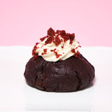 Galleta red velvet con chocolate blanco