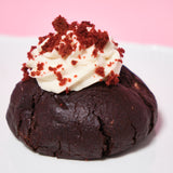 Galleta red velvet con chocolate blanco