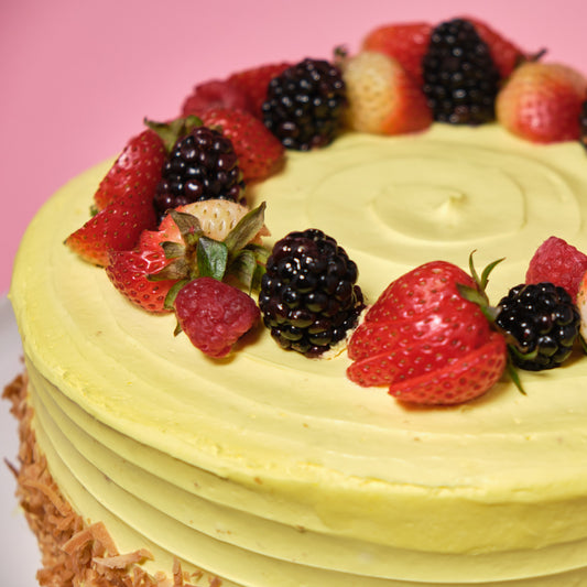 Pastel de Limón con Berries