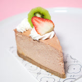 Rebanada cheesecake de guayaba