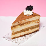 Rebanada de tiramisú