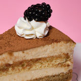 Rebanada de tiramisú